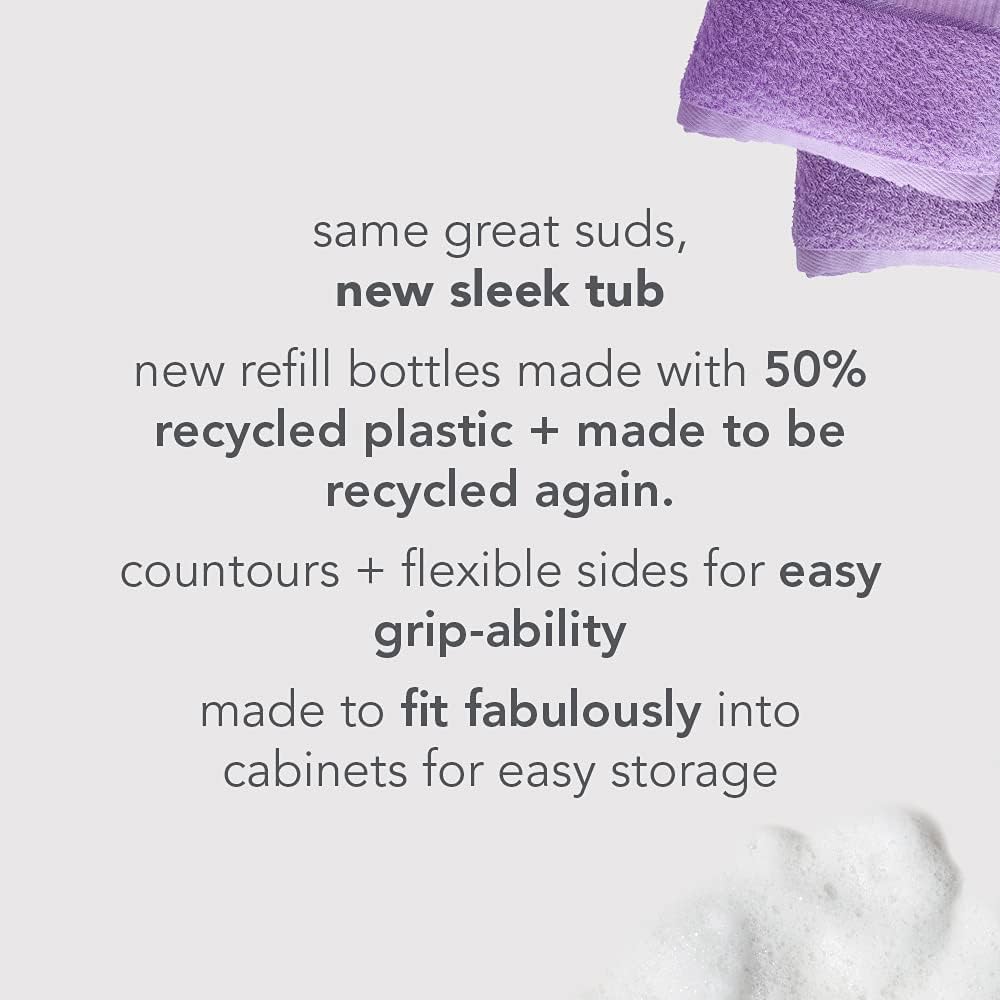 Label highlights lavender and violet fragrance on the Method refill.