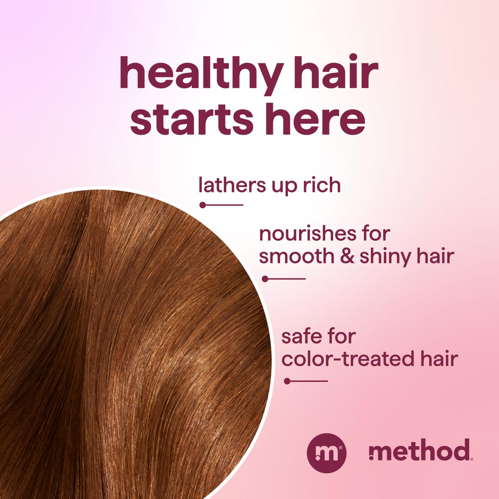 Label highlights color-safe, gentle cleansing for color-treated hair
