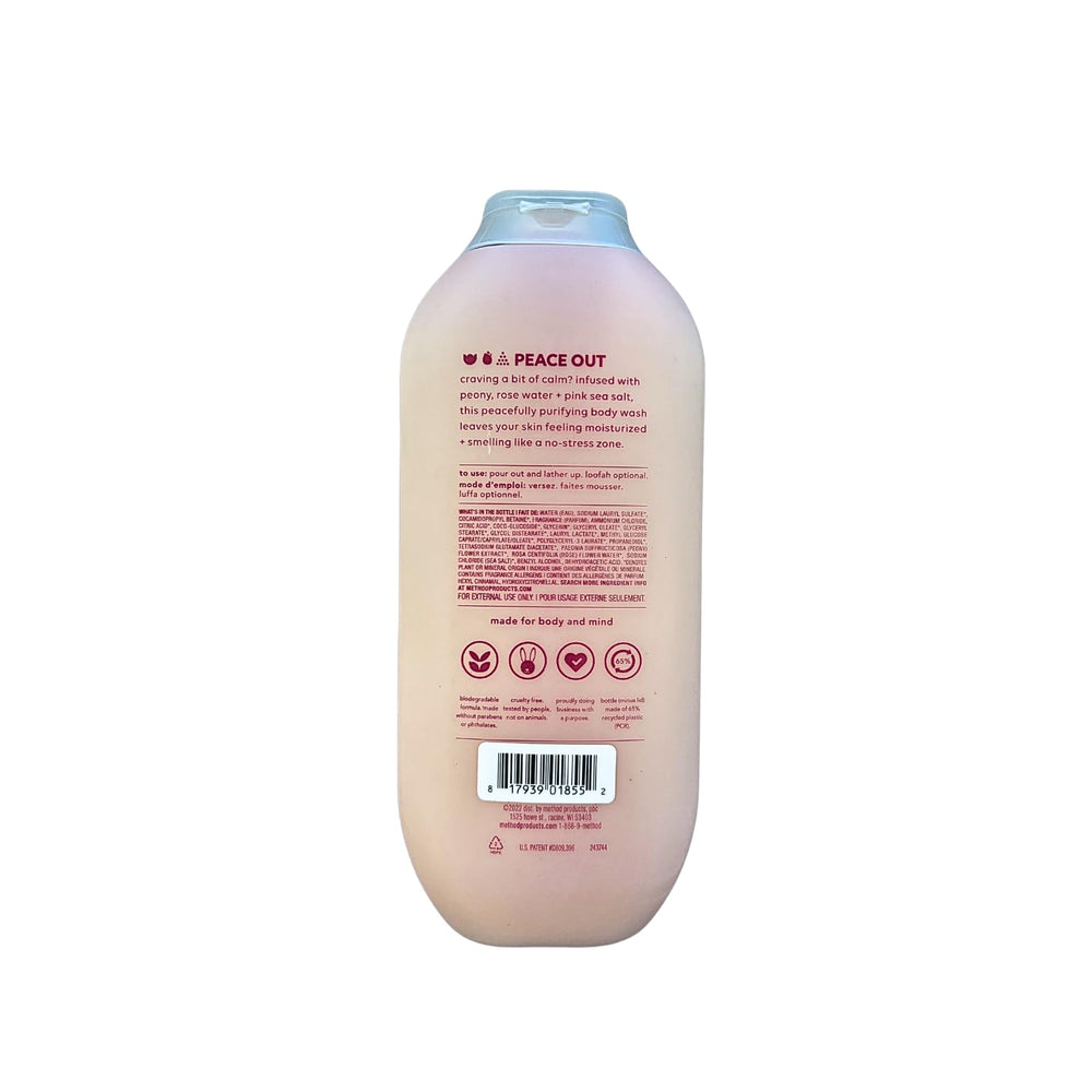Method Sea & Surf bottle close-up for an energizing cleanse.