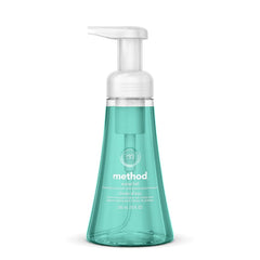 Label highlighting the Waterfall fragrance on Method soap.