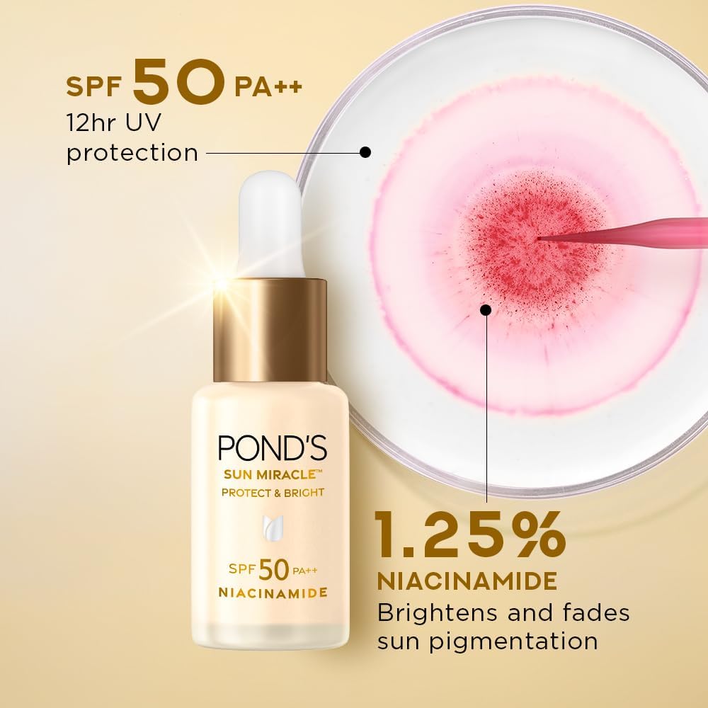 Metrey Herbotech PONDD-S Sun Miracle with 1.25% Niacinamide for even skin tone