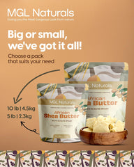 MGL Naturals face and lips glow with unscented shea butter