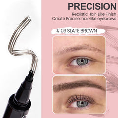 Mgviiiva Eyebrow Pen delivering 3D-stroke results for fuller brows.