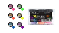 Mia Secret Chic Neon bottle showcases vibrant color for durable acrylic nails