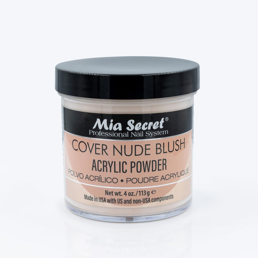 Mia Secret Cover Nude Blush acrylic powder for reliable salon-quality nails.