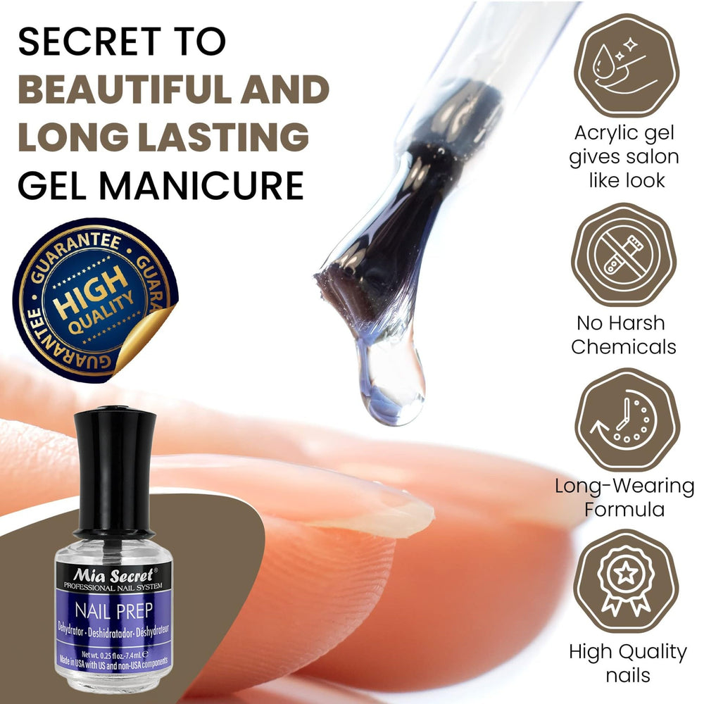 Mia Secret liquid monomer half oz for smooth blends