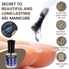 Mia Secret liquid monomer half oz for smooth blends
