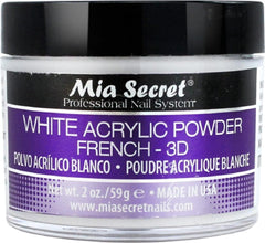 Mia Secret non-yellowing formula acrylic powder keeps French nails bright longer