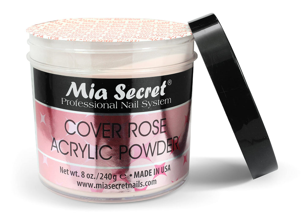 Mia Secret Professional nail system rose powder salon-quality nails at home.