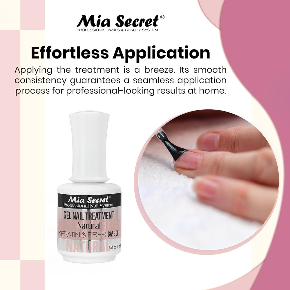 Mia Secret top gel seal delivering high gloss and durable wear