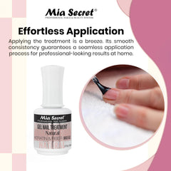 Mia Secret top gel seal delivering high gloss and durable wear