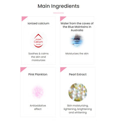 MIBA Ionized Calcium Foundation mirrored cap detail highlighting luxurious finish