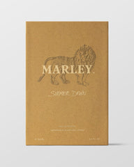 Cap close-up of Marley Simmer Down showing premium packaging