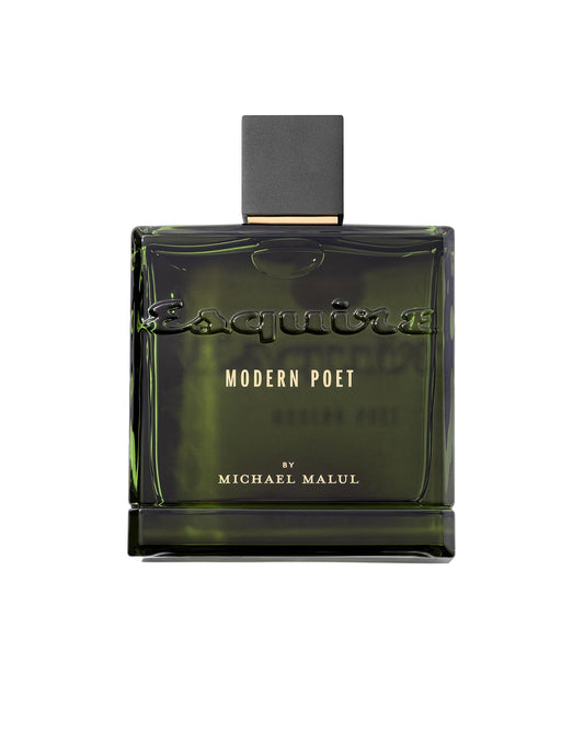 Michael Malul Modern Poet Esquire bottle on display for daily confidence and style.