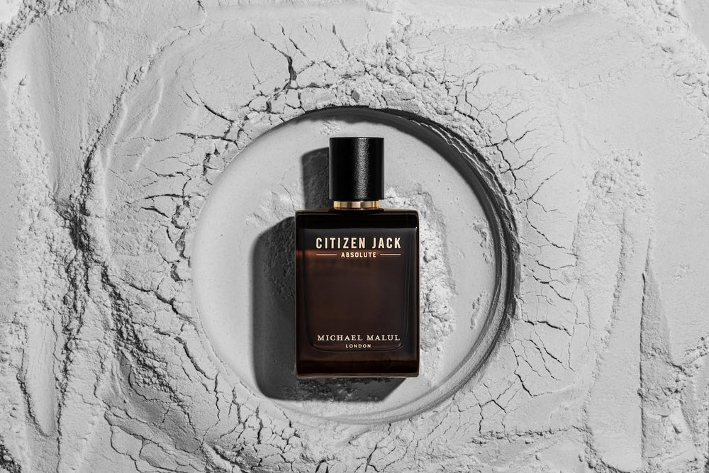 Close-up of Citizen Jack Absolute 100ml bottle with label