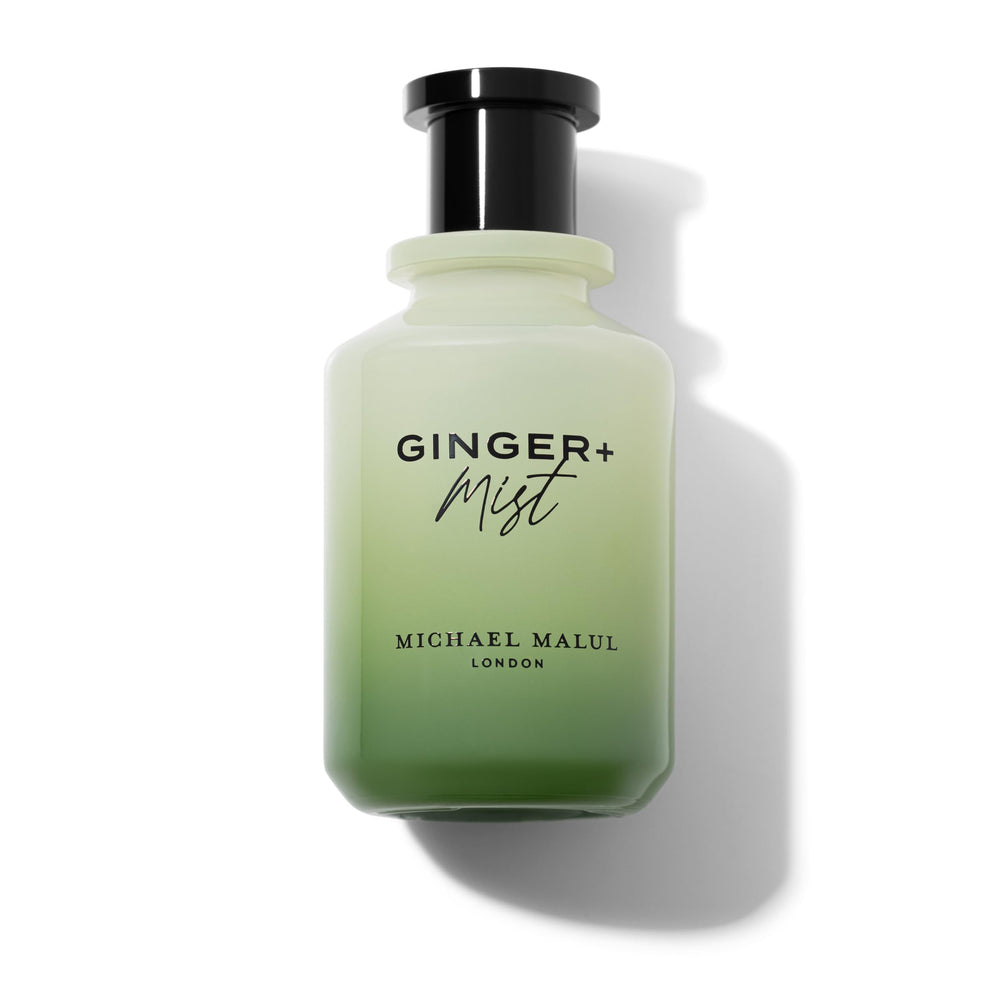 Michael Malul Ginger + Mist bottle—fresh daily fragrance for men.