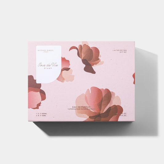 Michael Malul Joie De Vie Blush gift set with 100ml bottle, ideal for gifting.