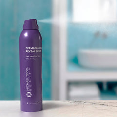 Michael Todd Radiance Reveal Mist applied to skin to prep a smooth dermaplaning session.