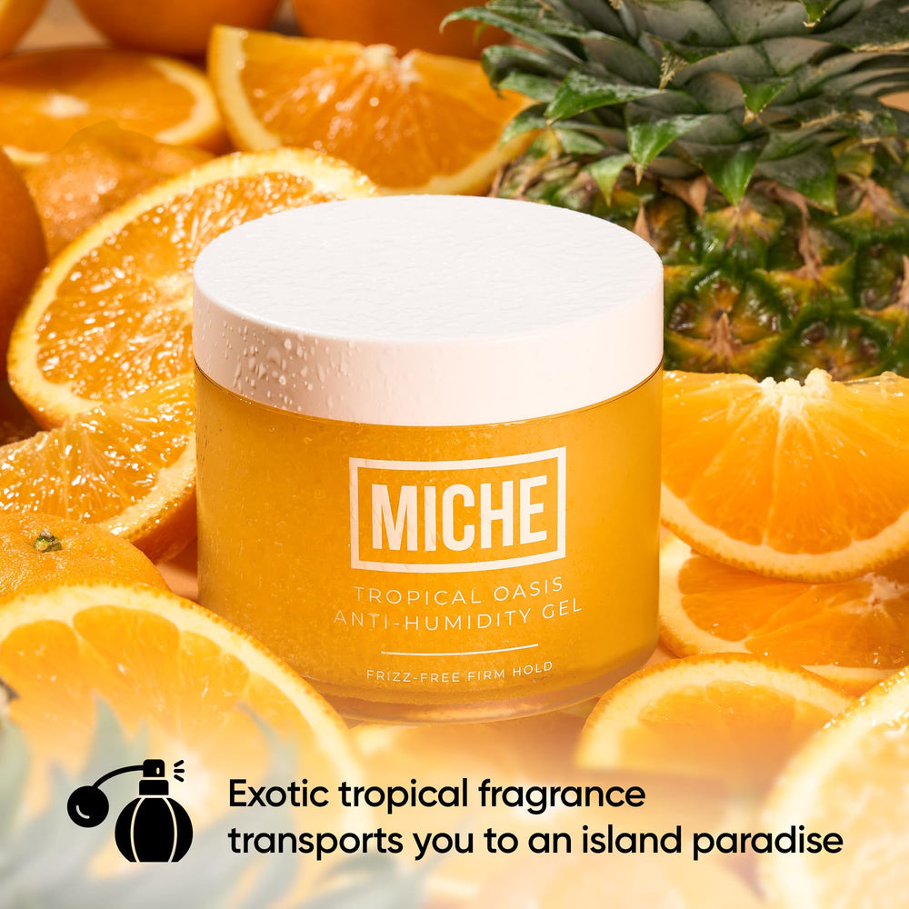 Miche Beauty MICHE frizz control application demo shows smooth, defined curls.