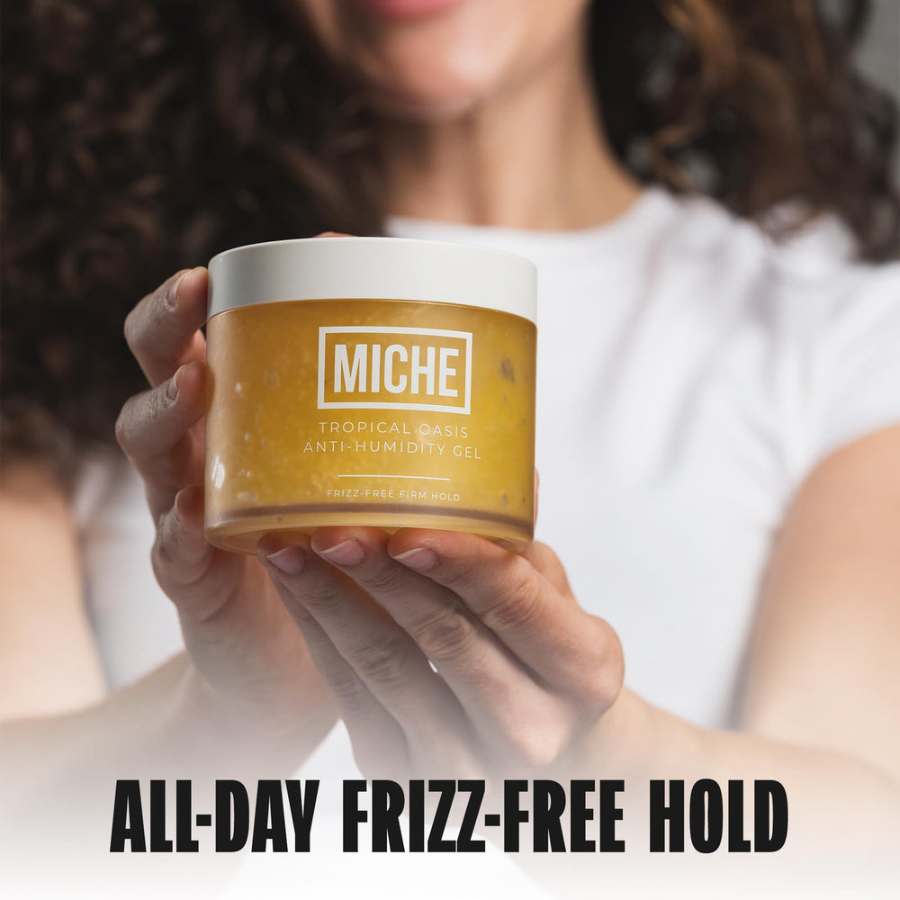Miche Beauty MICHE tropical oasis curls definition applied to curls.
