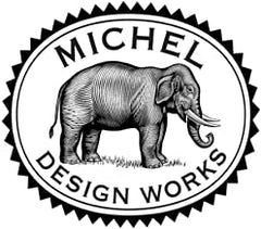 Michel Design Works soap bar close-up shows texture and clean, gift-ready appeal.