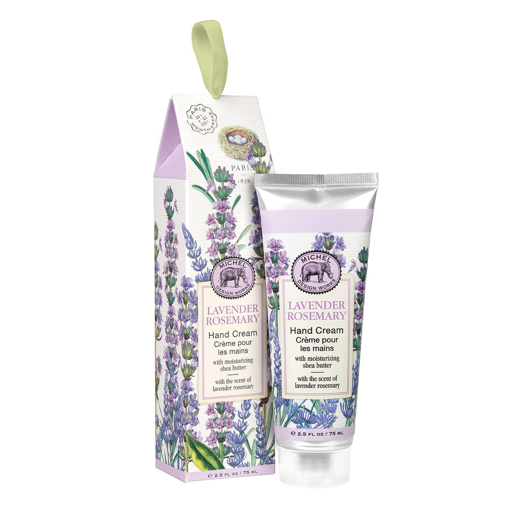 Michel Design Works Large Hand Cream Lavender Rosemary bottle for silky, hydrated hands