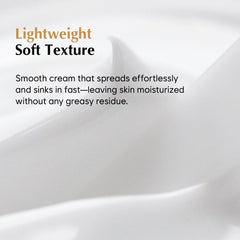 Ideal for dry skin with a non-greasy feel.