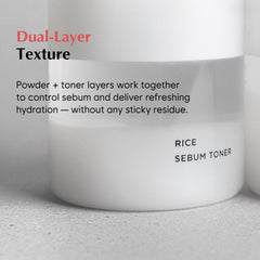 Midha Rice SEBUM Toner heartleaf-extract highlight showcases soothing care