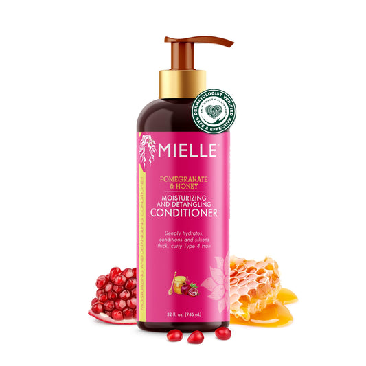 Mielle Organics detangling conditioner bottle for deep moisture in curls