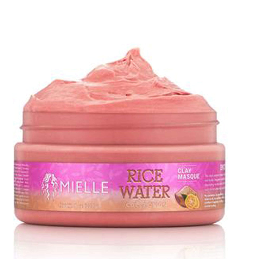 Mielle Rice Water Collection display box featuring complete hair care lineup