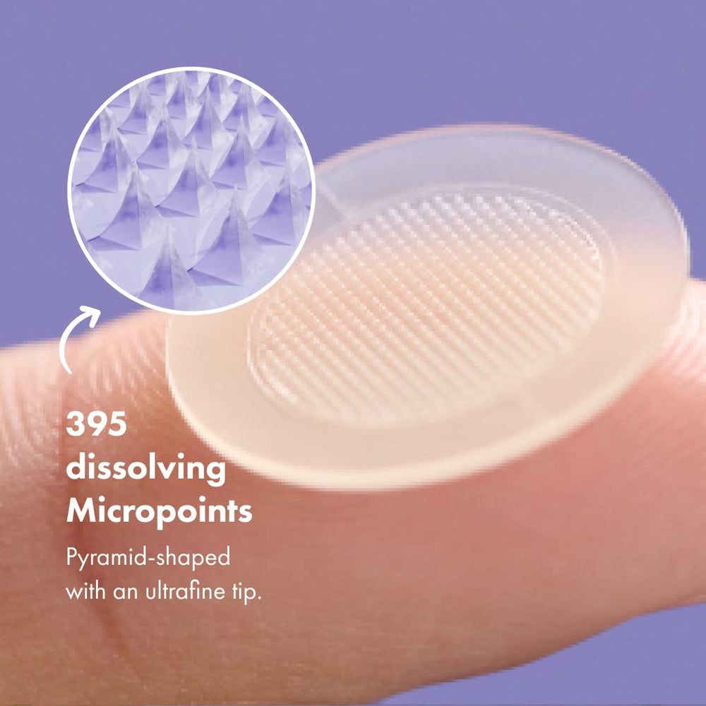 Mighty Patch 18mm patch size demonstrates easy coverage for visible dark spots.