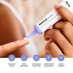 Two-step daily use on face supports hydration and soothing relief.