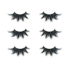 Mikiwi D384-3 20mm lashes for dramatic lash look.