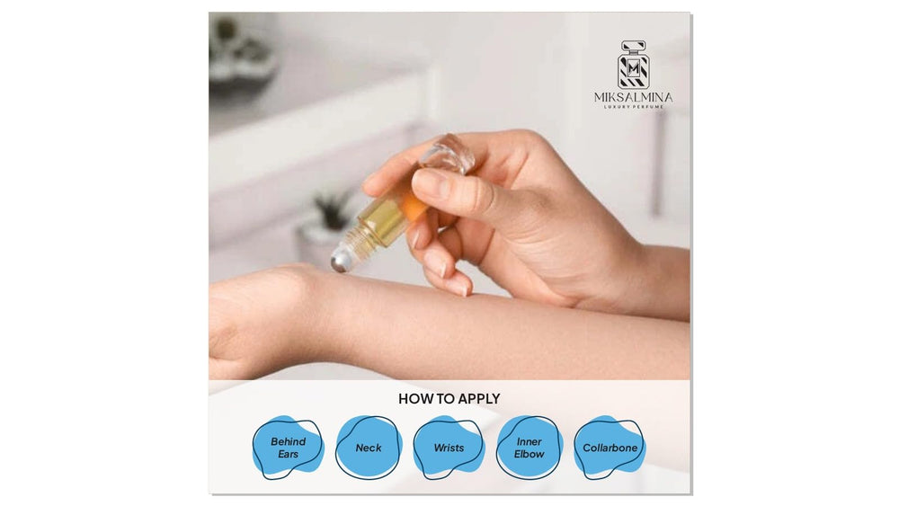 MIKSALMINA roll-on compact fits purse for on-demand fragrance.