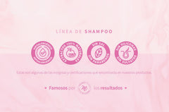 Milagros Emergency Hair Shampoo step-by-step application demonstrates rich lather and easy rinse.