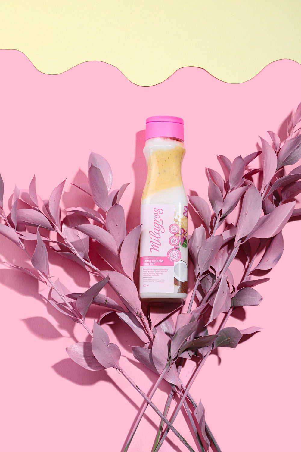 MILAGROS Emergency Hair Treatment hair close-up reveals smoother, stronger strands