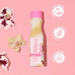 MILAGROS Emergency Hair Treatment ingredients highlight papaya, mango, rosemary, and ginger