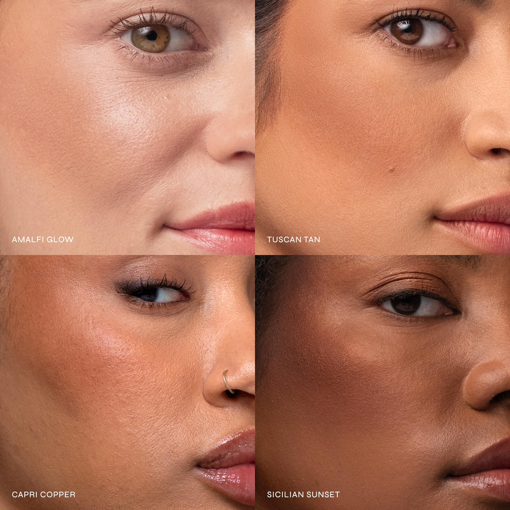 Milani Baked Bronzer uses talc-free formula for skin-friendly wear.