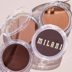 Milani Cheek Kiss Cream Bronzer twist-cap closeup of packaging