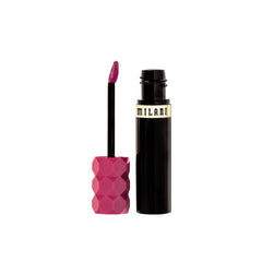 Milani Color Fetish Lip Stain 140 Pink About It semi-matte finish description