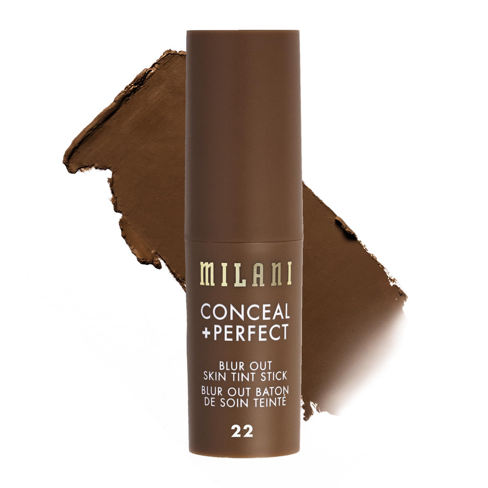 Milani Conceal + Perfect Skin Tint Stick application reveals a smooth, natural finish