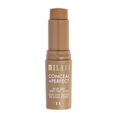 Milani Conceal + Perfect Skin Tint Stick with buildable coverage for a customizable glow.