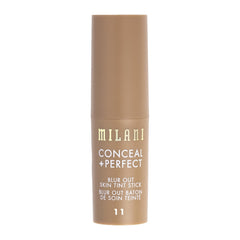 Milani Conceal + Perfect Skin Tint Stick delivers a soft-matte, breathable texture.