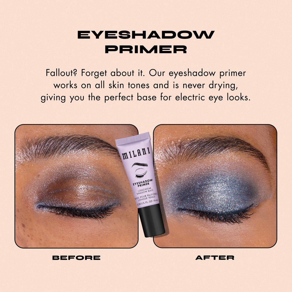 Milani Eyeshadow Primer universal nude base, works on all skin tones.