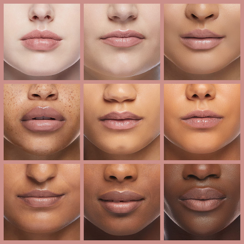 Milani lip gloss formula featuring hyaluronic acid and peptides for smooth lips.