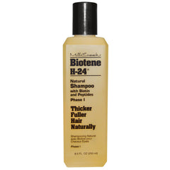 Mill Creek Biotene H-24 conditioner bottle, detangles and leaves hair soft.