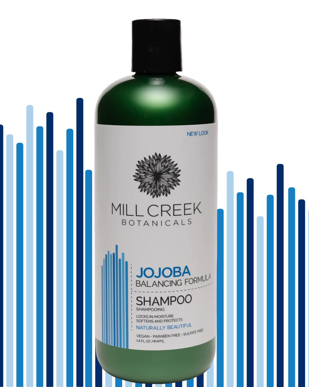 Mill Creek Botanicals Aloe Vera leaf juice image highlighting hydration for hair.