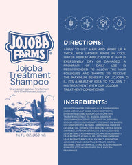 Mill Creek Jojoba Farms Shampoo foam action demonstrates rich lather for cleansing.