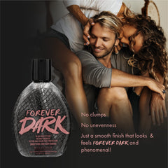 Millennium Tanning Forever Dark camera-ready glow with even, long-lasting color.