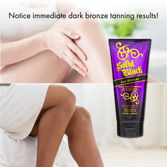 Aloe vera closeup on Millennium Tanning leg bronzer for hydration.